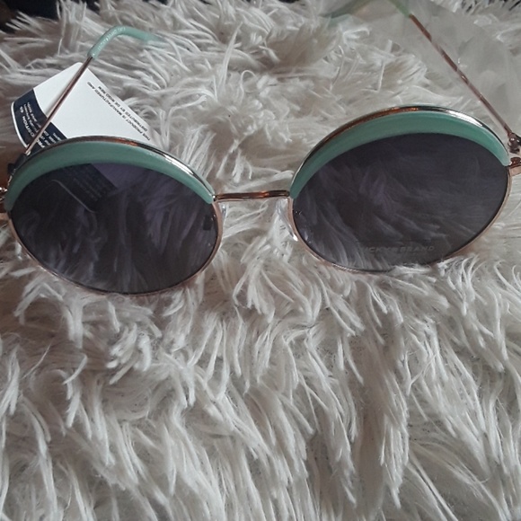 2/$28 Lucky Brand Gold Teal Designer Sunglasses - Picture 7 of 8